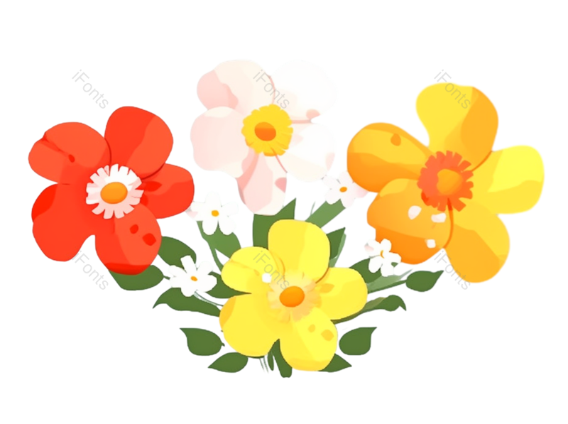 母亲节图片,父亲节元素,请柬PNG,红色的花免抠素材